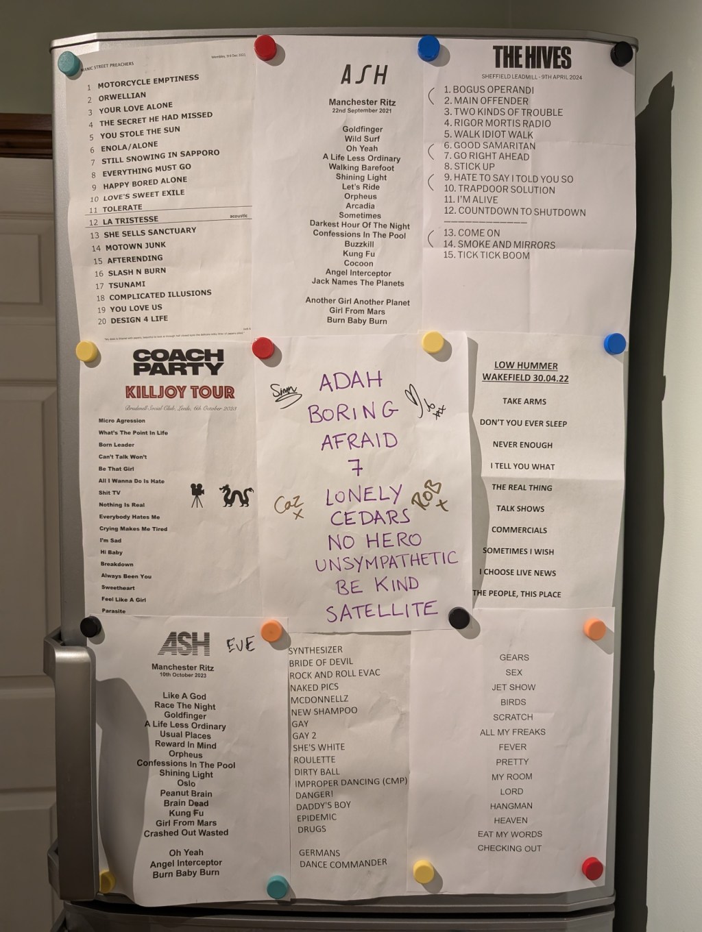 Please Stop Reading Setlist.fm in the Middle of&nbsp;Gigs